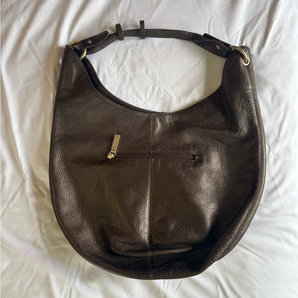 Brown hobo bag